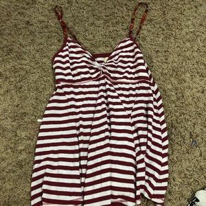 hollister striped tank